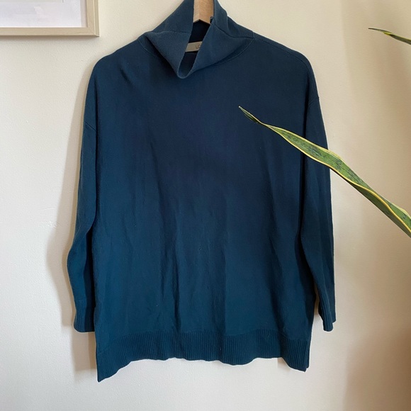 Loft Hi-Lo Mockneck Sweater - Picture 1 of 3